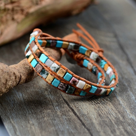 Leather Wrap Bracelet - Picture 3 of 3